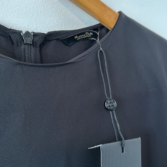 Massimo Dutti Black Cut Out Dress - Picture 4 of 4